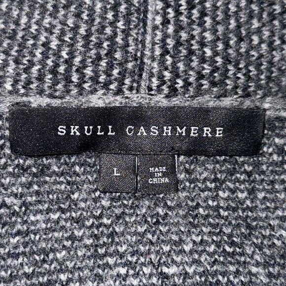 New Skull Cashmere Willa Wool & Cashmere Cardigan Large - Picture 11 of 13